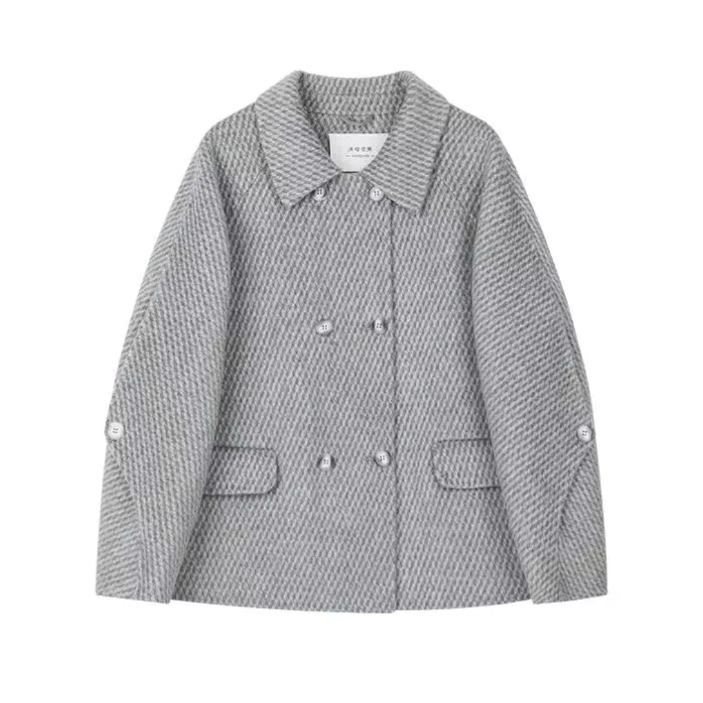 Casaco Feminino Inverno de Lã Lauren
