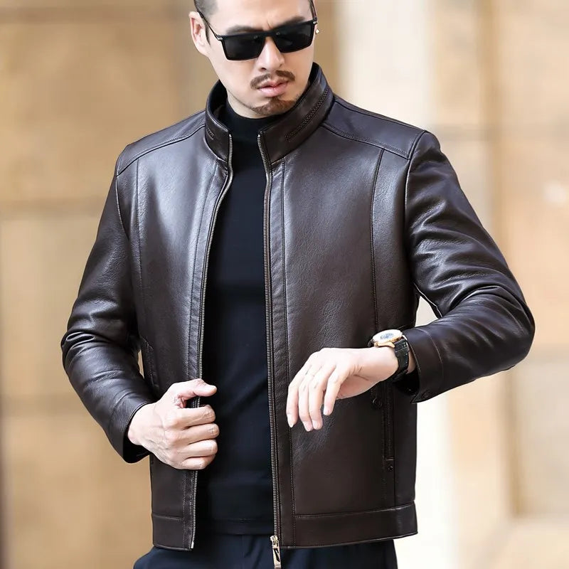 Jaqueta Masculina em Couro Genuino - Pro Keven