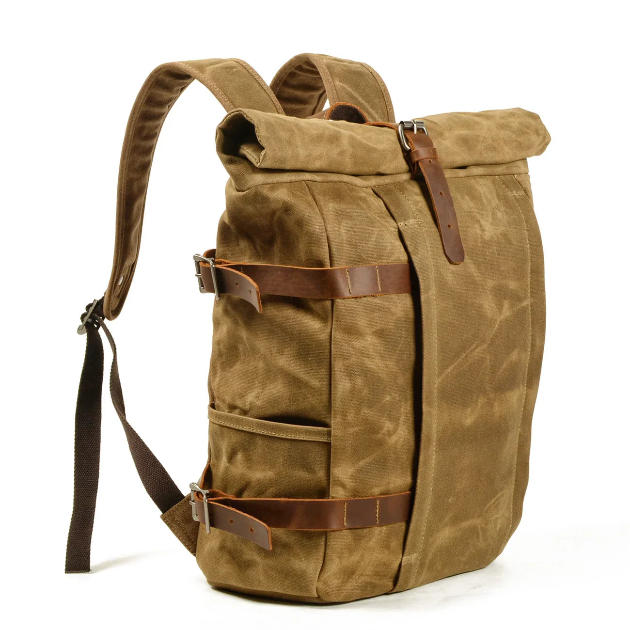 Mochila de Lona Masculina Vintage Explorer