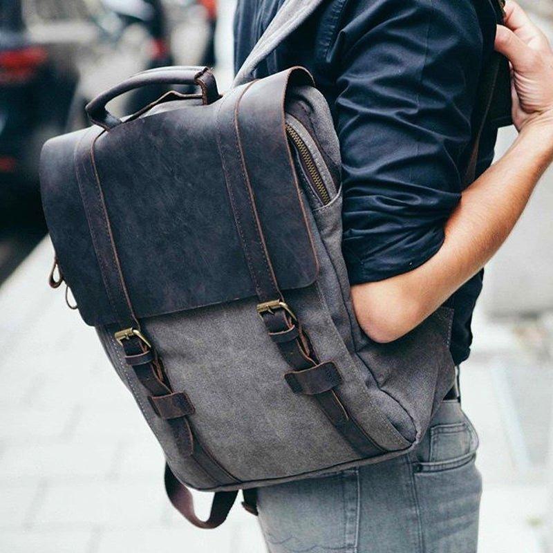 Mochila de Lona para Notebook Vintage Nomad