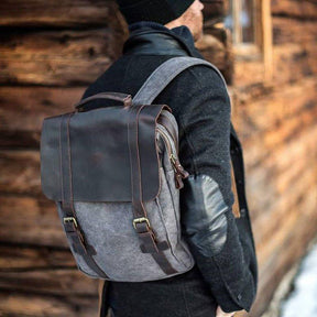 Mochila de Lona para Notebook Vintage Nomad