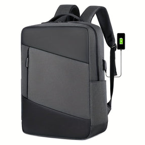 Mochila Executiva para Notebook 15", Impermeável e Porta USB