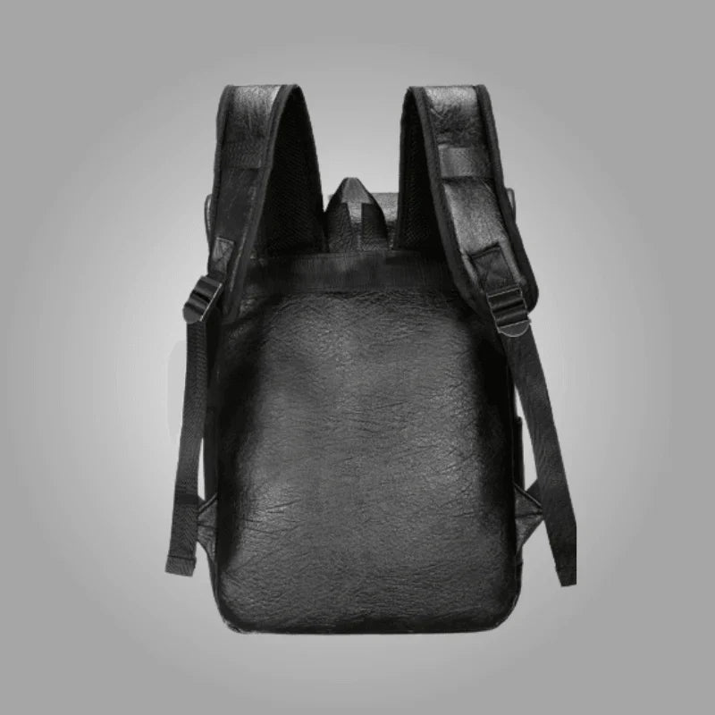 Mochila De Couro Masculino Vintage