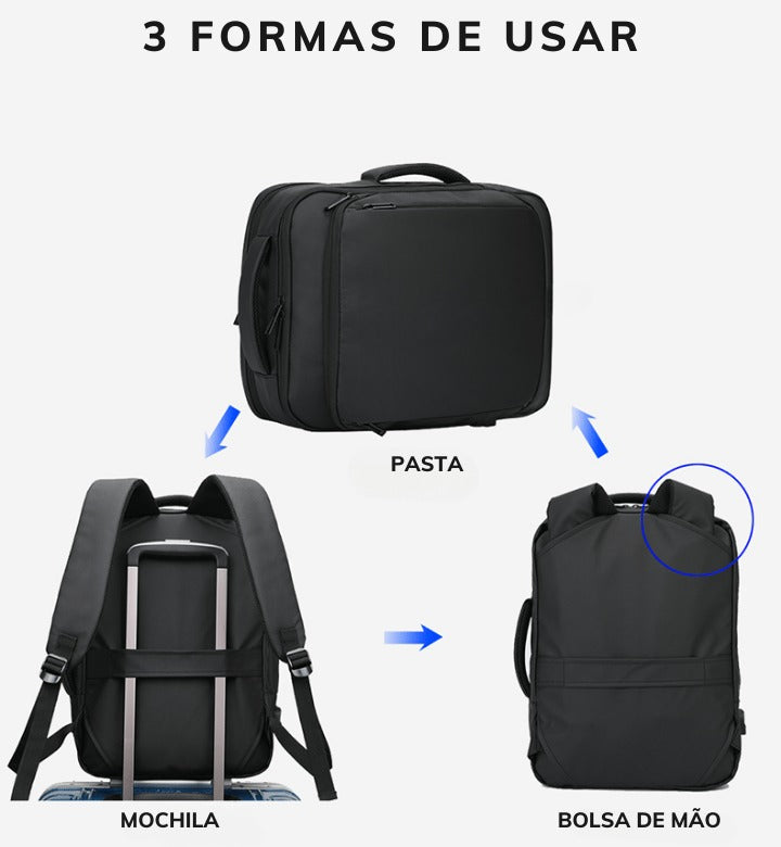 Mochila Notebook Refoçada Modelo Travel