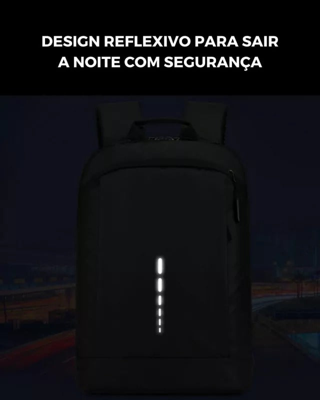 Mochila Para Notebook Modelo Slim Black