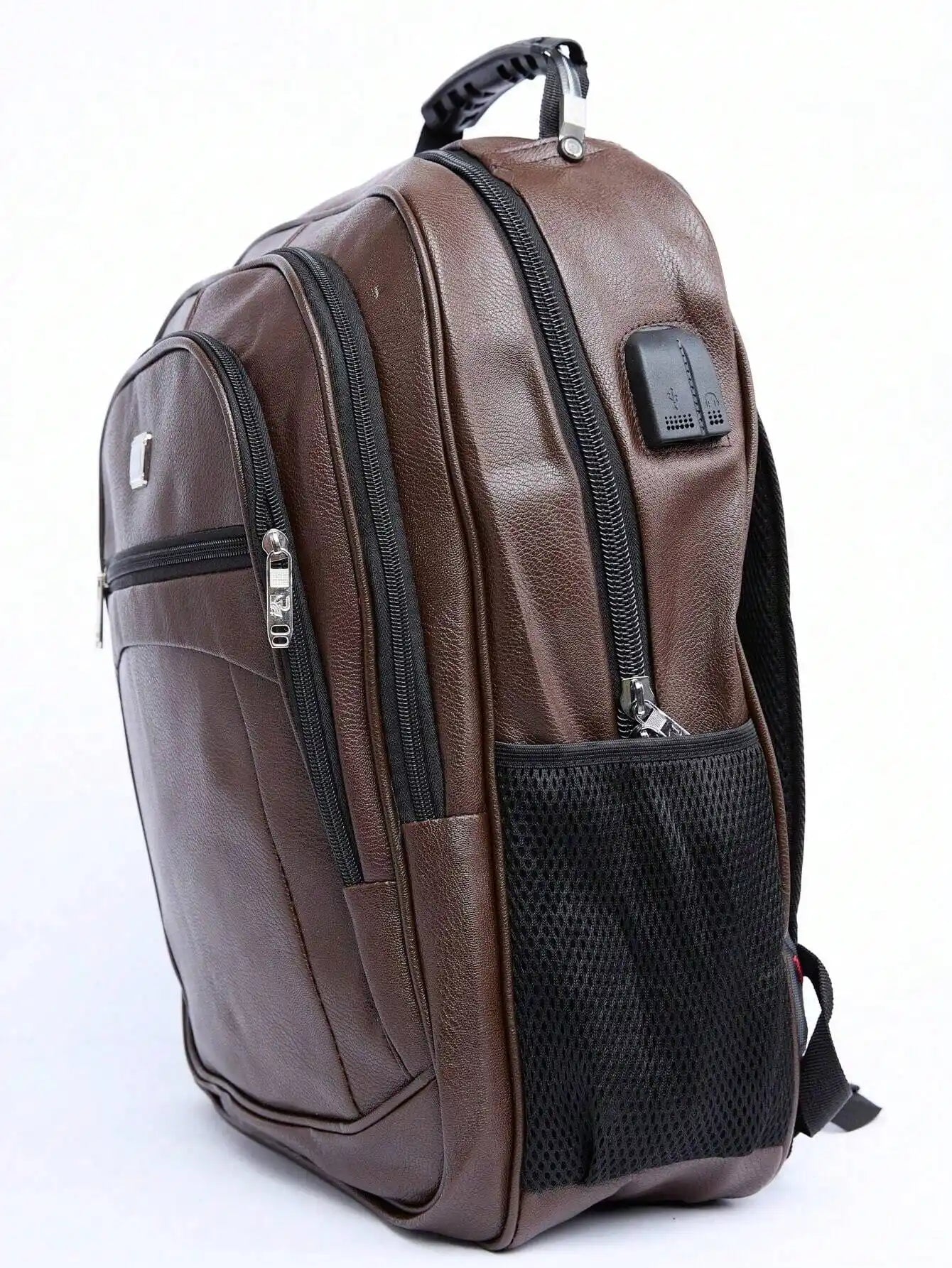 Mochila de Couro Masculina para Notebook | Flow