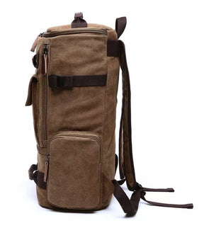 Mochila de Lona Masculina Para Notebook Clássica