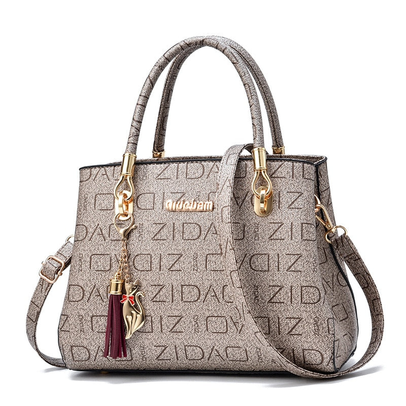 Bolsa Feminina Luxo Um Ombro Em Couro Amelie