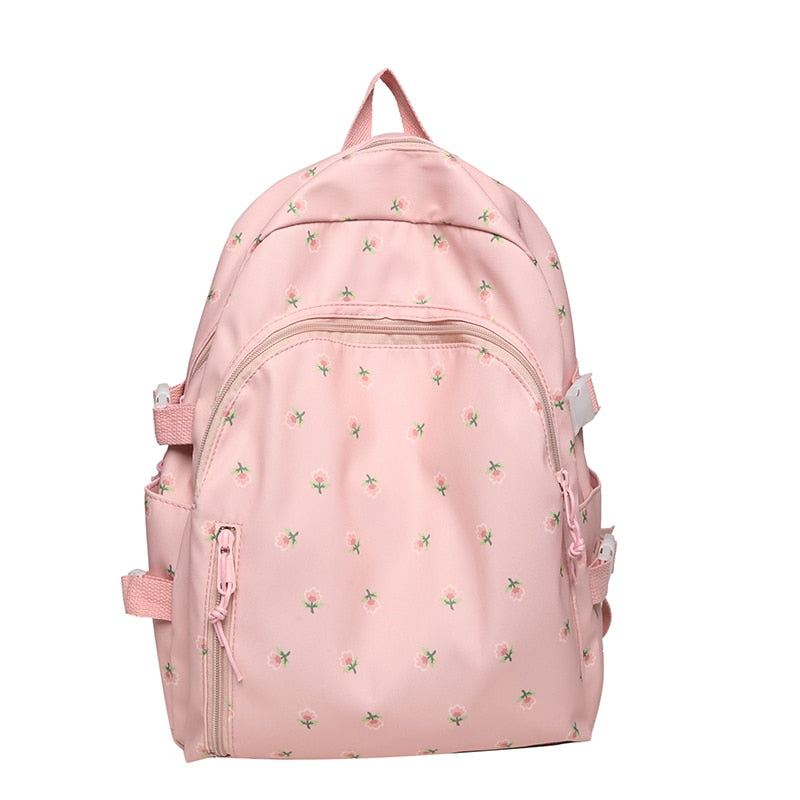 Mochila Feminina Floral Impermeável