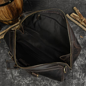 Bolsa de Viagem Masculina Vintage em Couro