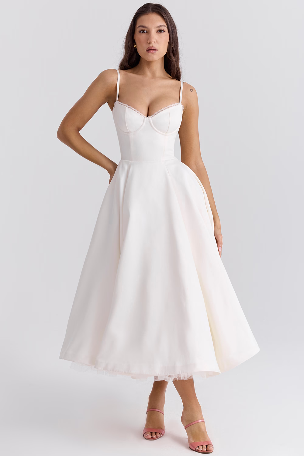 Vestido Midi Cloe - Modela a Cintura | Dupla Camada