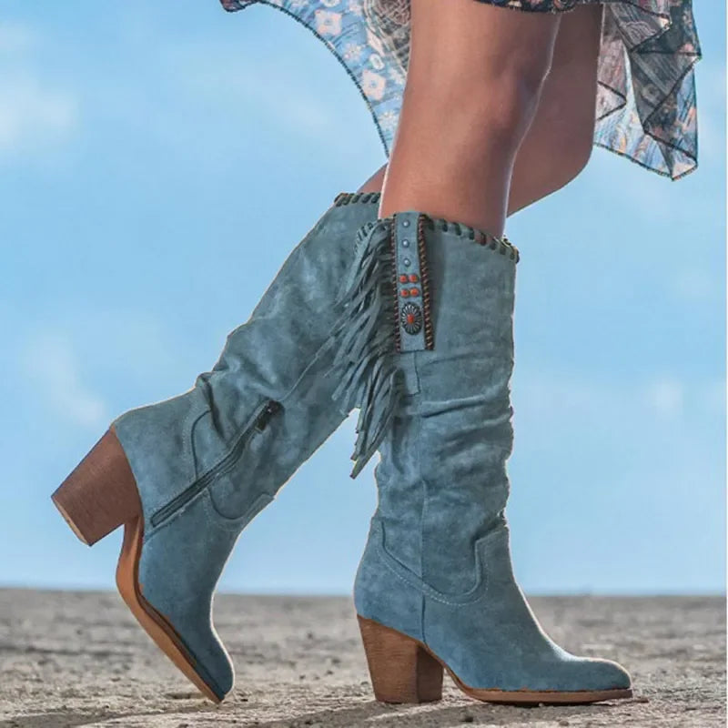 Bota Salto Alto Castanhare Feminino