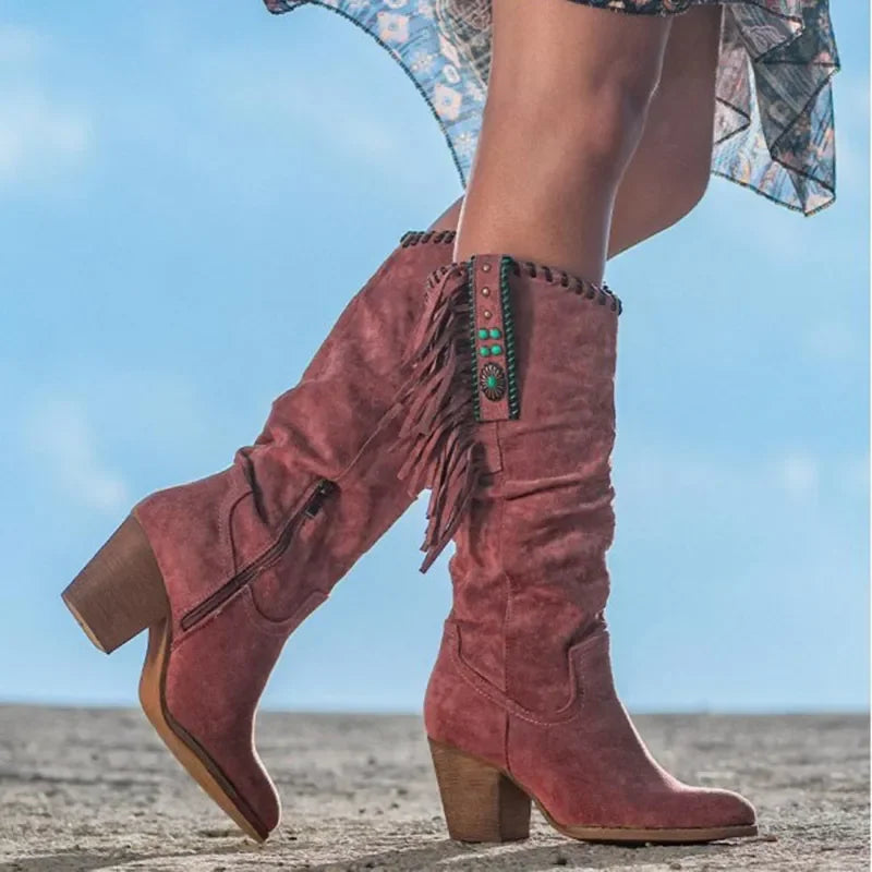 Bota Salto Alto Castanhare Feminino