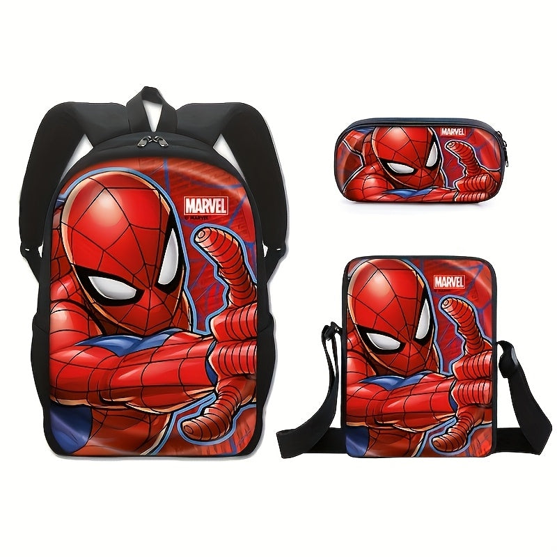 Kit Escolar tema do Spider-Man - Mochila, Lancheira e Estojo