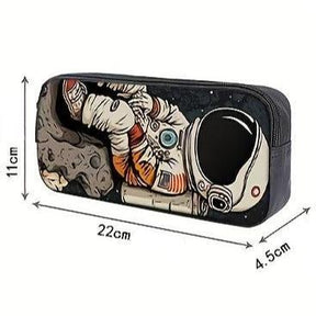 Kit Mochila Astronauta Infantil - Mochila, Lancheira e Estojo Temáticos