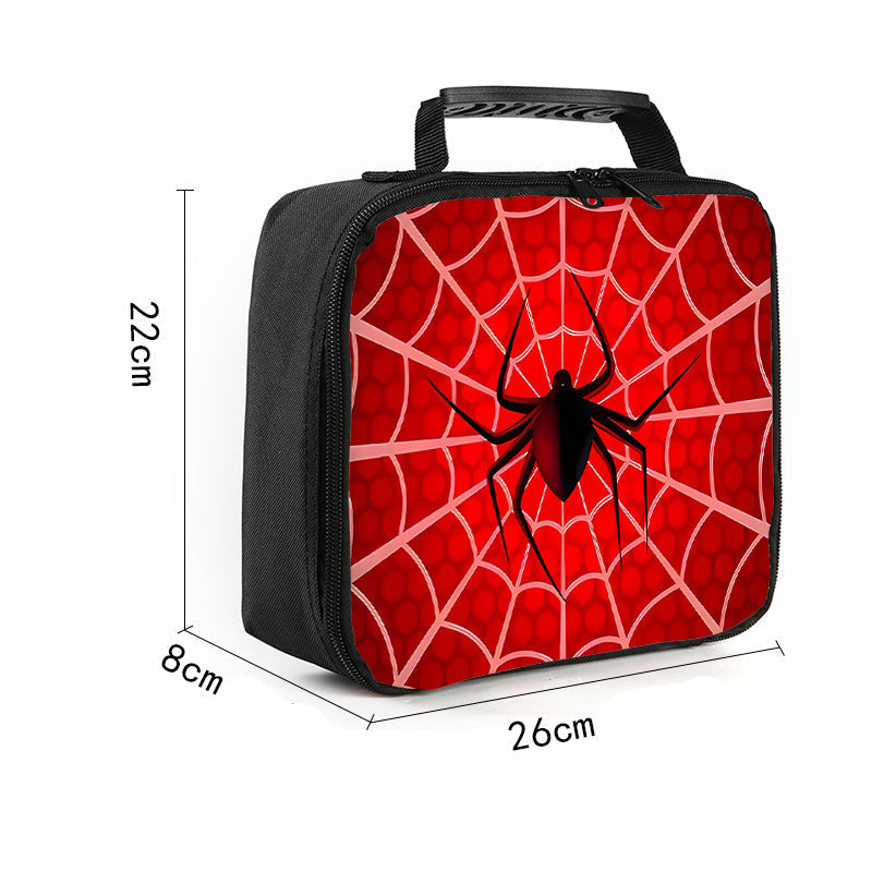 Lancheira Térmica Estampa Teia do Homem-Aranha