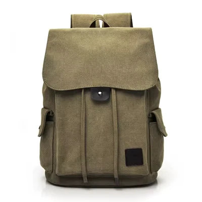 Mochila de Viagem Masculina em Canvas