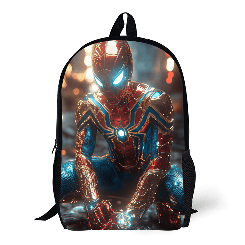 Mochila Escolar com Tema do Homem-Aranha