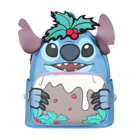 Mochila Escolar Feminina Stitch em Couro