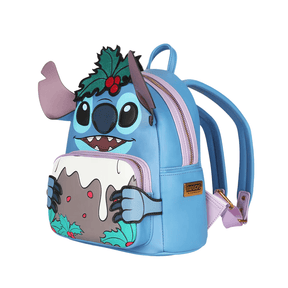 Mochila Escolar Feminina Stitch em Couro