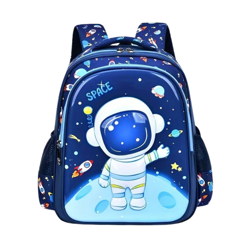 Mochila Escolar Infantil de Desenhos Animados com Grande Capacidade