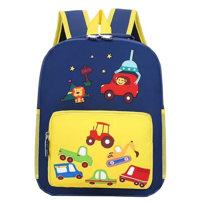 Mochila Escolar Infantil de Nylon para Crianças de 3 a 6 Anos