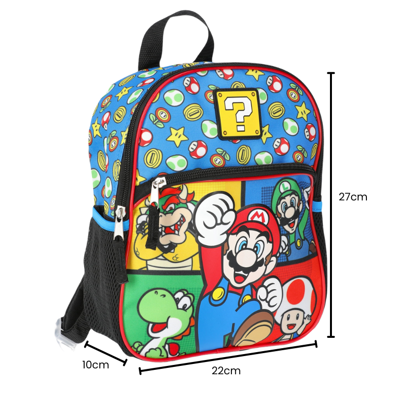 Mochila Escolar Infantil Super Mario