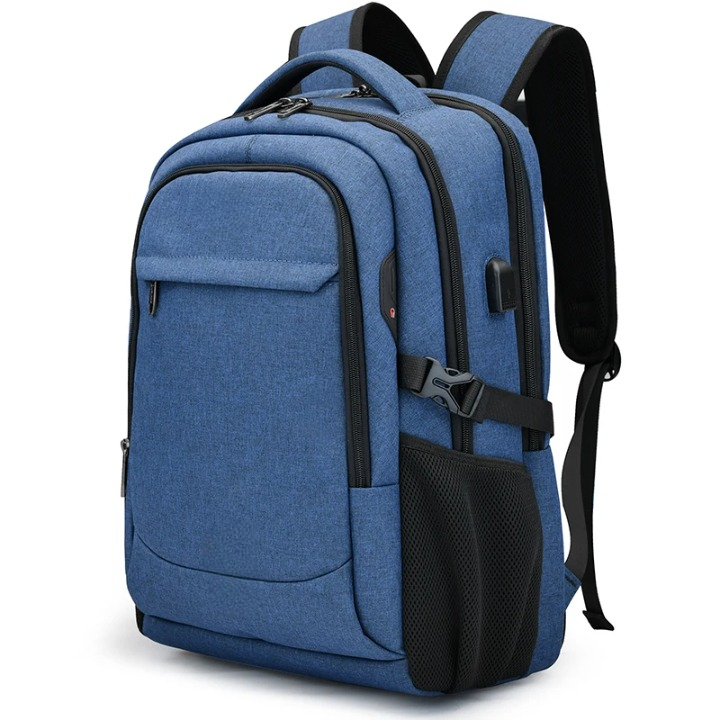 Mochila Executiva Unissex - Notebook 17'', Impermeável e Porta USB