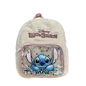 Mochila Feminina do Stitch com Lantejoulas