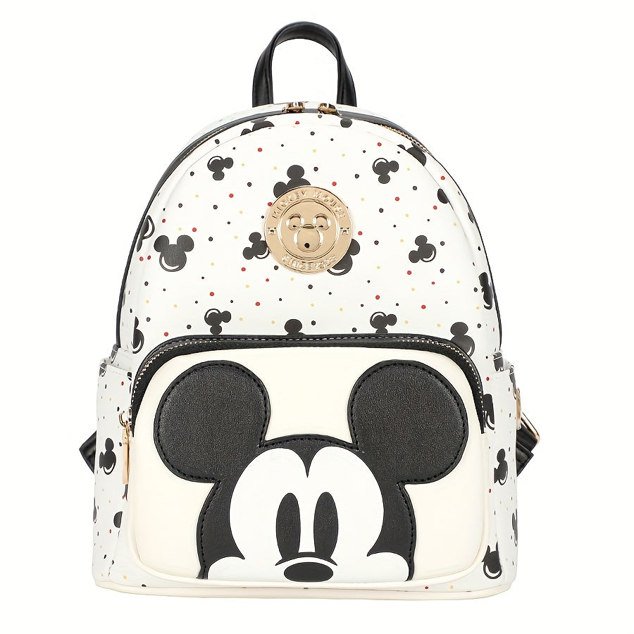 Mochila Feminina Mickey em Couro