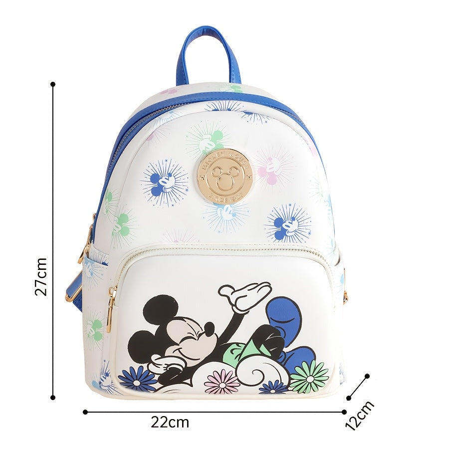 Mochila Feminina Mickey em Couro