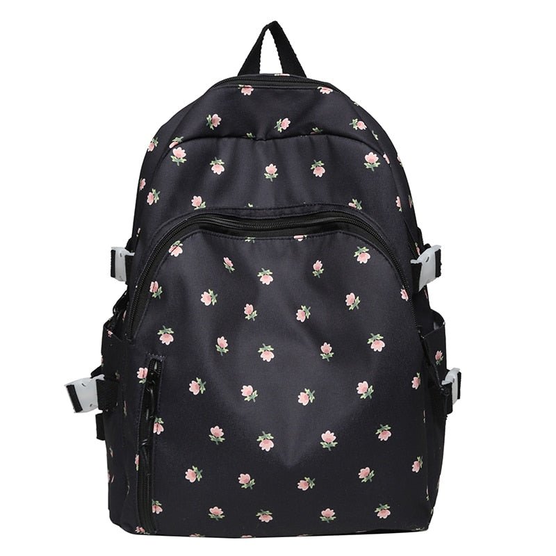 Mochila Feminina Floral Impermeável