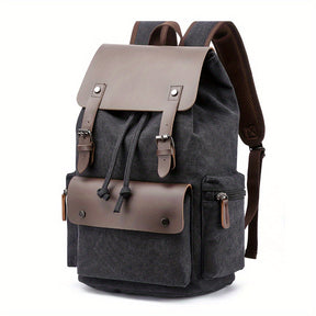 Mochila Masculina Vintage em Couro