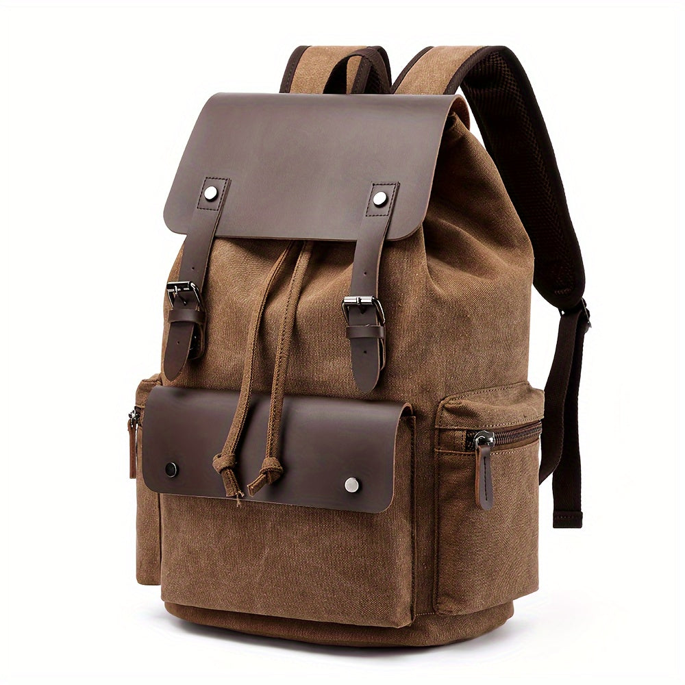 Mochila Masculina Vintage em Couro