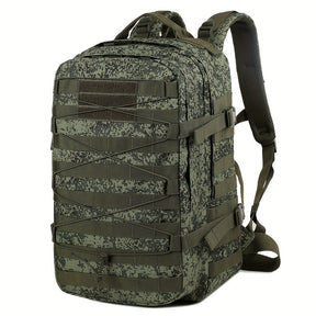 Mochila Tática Camuflada 50L Impermeável em Tecido Oxford