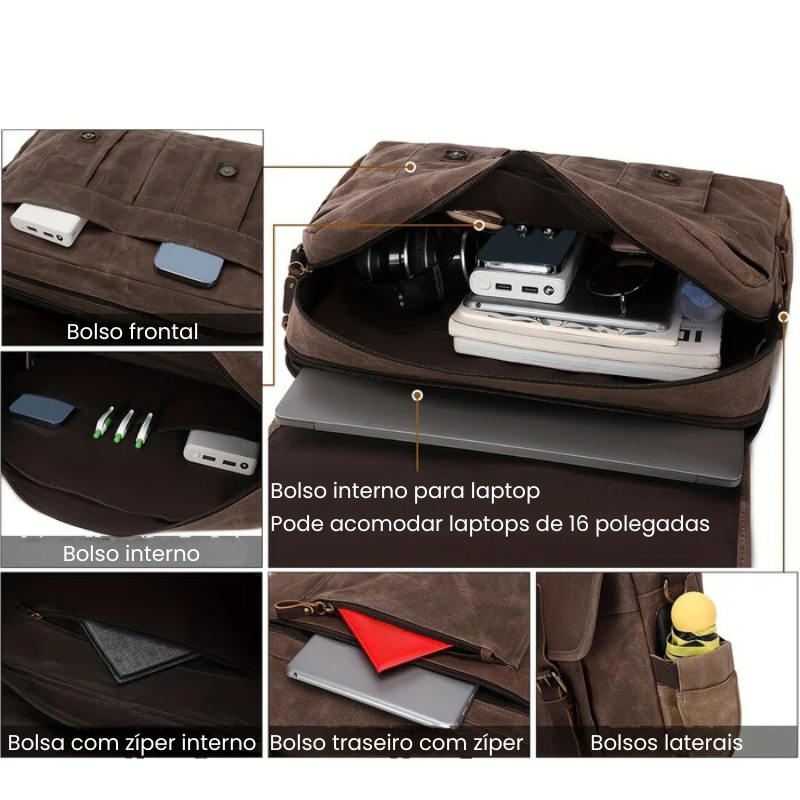 Pasta Masculina para Laptop de 15,6"