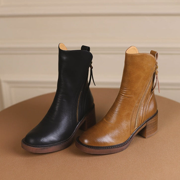 Bota Feminina Phoenix Texana Western Cano Curto com Zíper